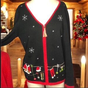 Christopher & Banks Ugly
Christmas Sweater Cardigan L
VINTAGE/RETRO Y2K